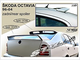 Škoda Octavia 1, sedan, Stříška OC06, zadní spoiler