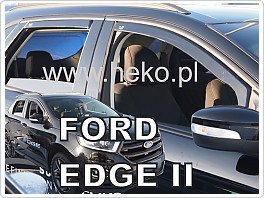 Plexi ofuky oken, deflektory, Ford Edge, 2016- přední + zadní