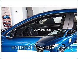 Plexi ofuky oken, deflektory Hyundai Elantra 4dveř. 2016- přední