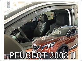 Plexi ofuky oken, Peugeot 3008, 2017-, přední 