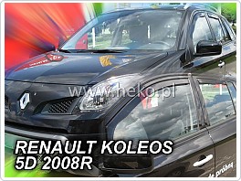 Plexi ofuky oken Renault Koleos, 2008-2016, přední