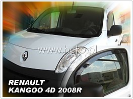 Plexi ofuky oken Renault Kangoo, 2008- přední