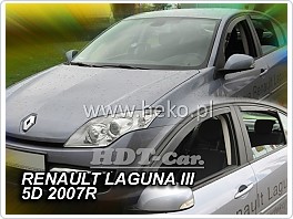 Plexi ofuky oken Renault Laguna, 2008-, přední