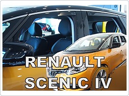 Plexi ofuky oken Renault Scenic IV, 2017- přední + zadní pro krátkou verzi