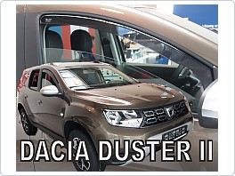 Plexi ofuky oken, deflektory, Dacia Duster, 2018-, přední