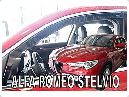 Plexi ofuky oken, defektory, Alfa Romeo Stelvio 2017- přední