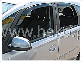 Plexi ofuky, deflektory Opel Meriva, 2003-2009 přední + zadní