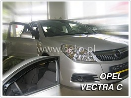 Plexi ofuky, deflektory Opel Vectra C přední + zadní pro combi