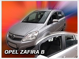 Plexi ofuky, deflektory Opel Zafira B, 2005-2010, přední + zadní