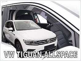 Plexi ofuky oken, deflektory, VW Tiguan ALLSPACE, 2017-, přední