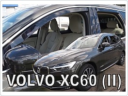 Plexi ofuky oken, deflektory Volvo XC60 2017-, přední + zadní