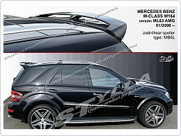 Mercedes ML, W164, 2005- zadní spoiler, stříška na AMG paket