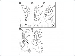 Loketní opěrka Armster S, Fiat Sedici 2006-