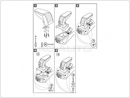 Loketní opěrka Armster S, Fiat Stilo 2001-