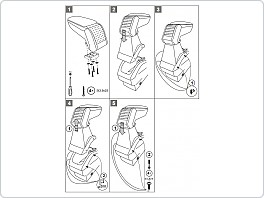 Loketní opěrka Armster S, Ford B-Max, 2015-