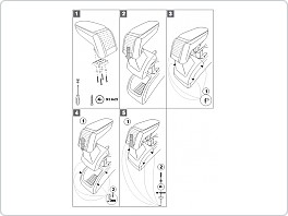 Loketní opěrka Armster S, Ford Focus, 2005-2011