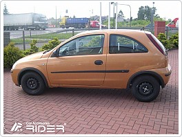 Ochranné boční lišty dveří Opel Corsa C, 3dveř. 2000-2006