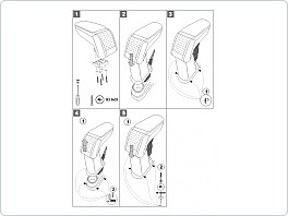 Loketní opěrka Armster S, Chevrolet Spark, 2010-