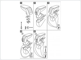 Loketní opěrka Armster S, Honda Jazz, 2009-2015