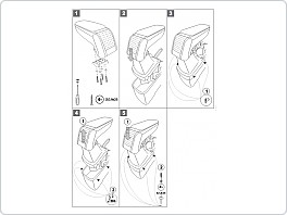 Loketní opěrka Armster S, Kia Rio, 2011-2016