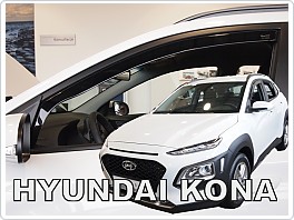 Plexi ofuky oken, deflektory, Hyundai Kona 2016- přední