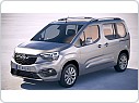 Vana do kufru LUX s protiskluzem, Citroen Berlingo, Opel Combo, Peugeot Rifter 2018- krátký 5míst.