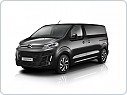 Gumové VANIČKY, autokoberce sada CITROEN Jumpy/Spacetourer 2016-, Toyota Proace 2016-, 2.řada