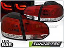 Zadní světla, světlomety VW Golf 6, LED BAR, Red/White LDVWM8