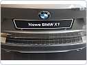 Kryt zadního nárazníku, NEREZ AVISA, BMW X1 2012-2015 (E84, TMAVÁ)