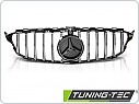 Přední maska Mercedes W205 2014-2018, GT-R styl, chromově lesklá černá