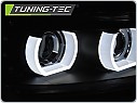 Přední světla xenonová, BMW E90/E91, 2009-2011, LED, DRL, černé