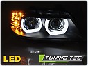 Přední světla xenonová, BMW E90/E91, 2009-2011, LED, DRL, černé