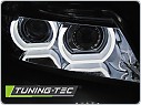 Přední světlomety, světla, lampy BMW E90/91, 2009-2011, XENON AFS, LED DRL, chromové