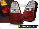 Zadní světla, světlomety Mini Cooper R50, R52, R53, 2004-2006, LED, červeno-bílé