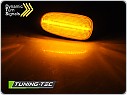 Boční blinkry, LED dynamické blikače, Opel Astra G, Zafira A, Frontera B, bílé