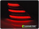 Zadní světla, světlomety, lampy Mercedes W221, 2005-2009, LED, SEQ, W222 LOOK, červeno-bílé