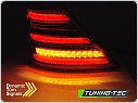 Zadní světla, světlomety, lampy Mercedes W221, 2005-2009, LED, SEQ, W222 LOOK, červeno-bílé