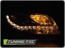 Přední světla, světlomety Audi A4, B7, 2004-2008, chrom, LED, LED blinkr, LPAUE4