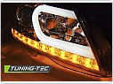 Přední světla, lampy, LED světlomety Mercedes C-Class W204, 2011-2014, TubeLight, chromové