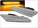 Boční blinkry Alfa Romeo 156/147 2005-2010, LED SEQ, bílé