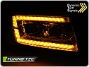 Přední světla, světlomety, lampy VW Crafter II 2017-, DRL, SEQ, TubeLight, chromové