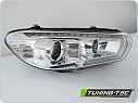 Přední světla, světlomety, lampy VW Scirocco, 2008-2014, LED, SEQ, DRL, chromové