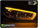 Přední světla, světlomety, lampy VW Scirocco, 2008-2014, LED, SEQ, DRL, chromové