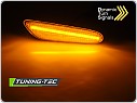 Boční LED dynamické blinkry BMW E46, E60, E87, E90, SEQ, bílé