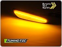 Boční LED dynamické blinkry BMW E46, E60, E87, E90, SEQ, černé