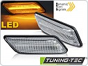 Boční LED dynamické blinkry BMW Z3, 1996-2002, SEQ, bílé