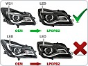 Přední světlomety, světla, lampy Opel Insignia 2013-2017, černá, LED