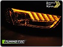 Přední xenonová světla, světlomety, lampy Audi A4, B8, 2012-2015, LED, DRL, SEQ, chromové