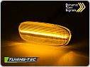 Boční LED dynamické blinkry Subaru Impreza, 1993-2000, kouřové, SEQ