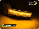 Boční blinkry na zpětná zrcátka, Honda Civic X 2016-2021, LED, SEQ, kouřové